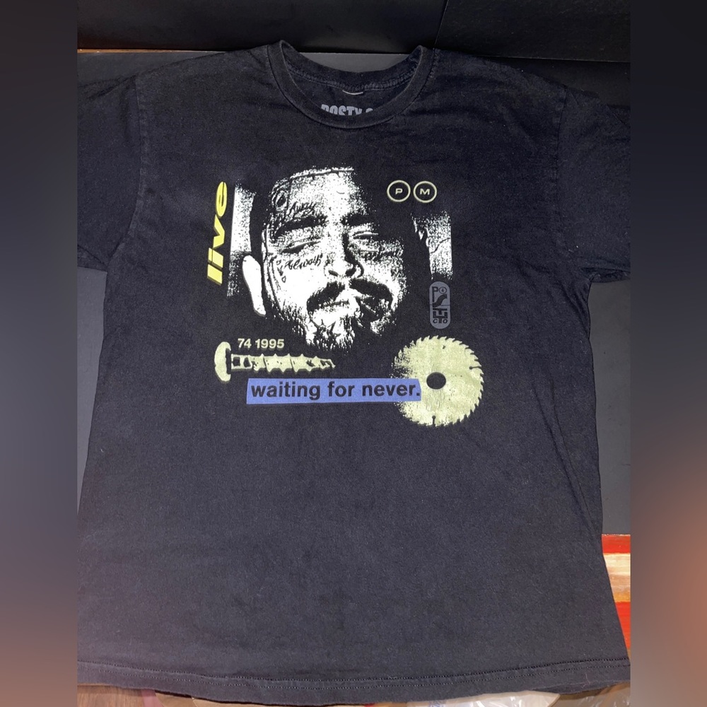 Post Malone Waiting for Never T-shirt Size Medium Tour Concert